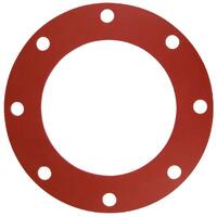 GSKRR12FF150 12" Red Rubber (SBR) Gasket, 150#, Full Face, (1/8" thick)